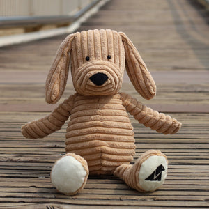 Corduroy plush dog (14")